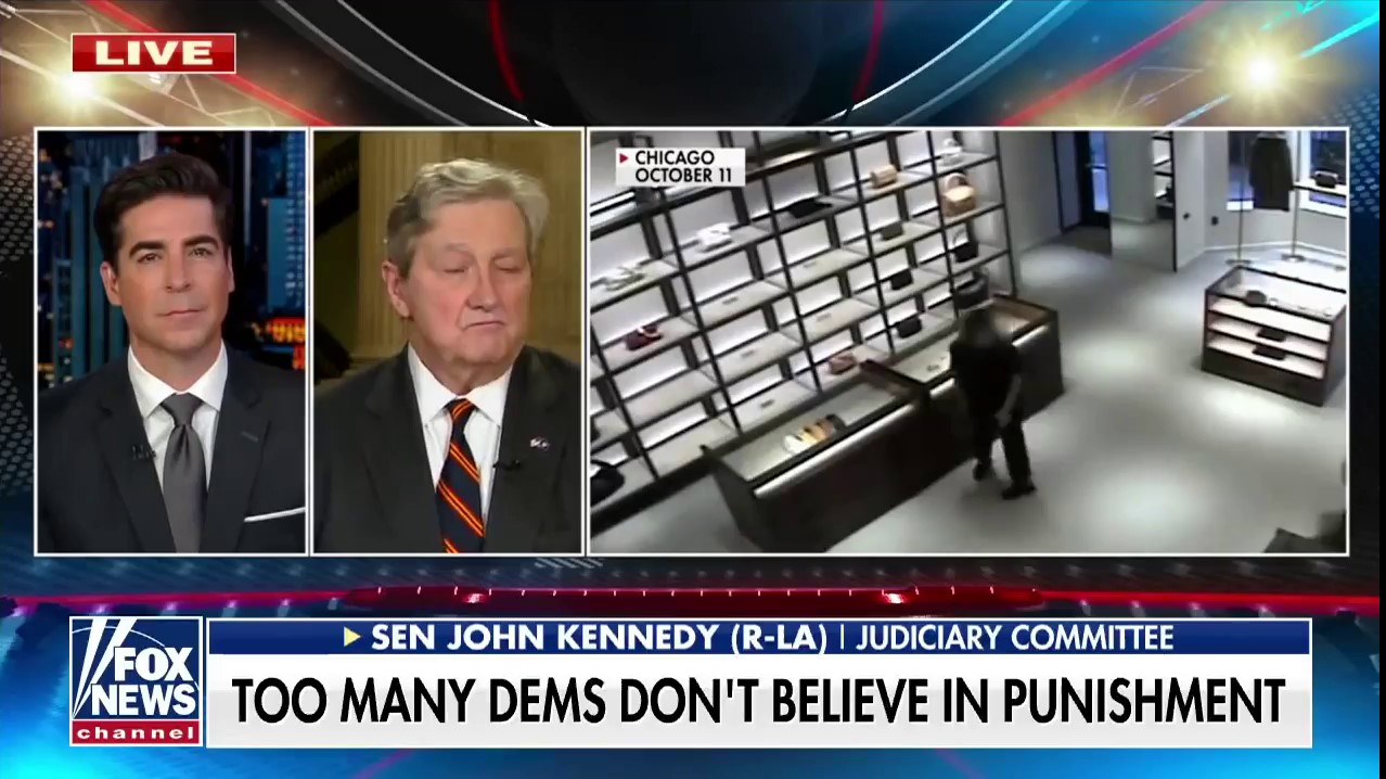 Sen. Kennedy  on U.S. criminality run amok